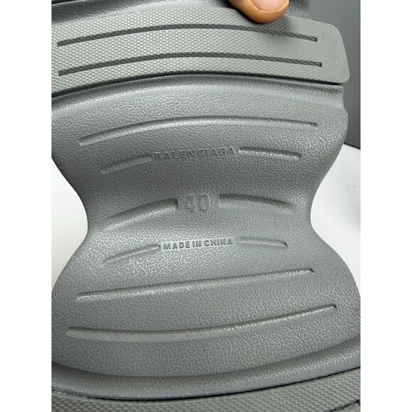 Balenciaga Gray Foam Sandal Clogs main image 9